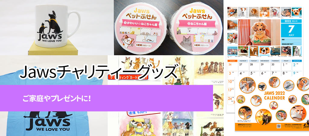 チャリティーショップJAWSグッズ